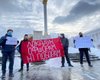 "Остановите геноцид". В Киеве вышли на протест с требованием снизить тарифы на газ (фото)