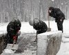 За трое суток из Киева вывезено 9233 тонн снега