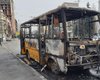 В центре Киева дотла сгорела маршрутка
