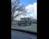 Под границей с Украиной заметили колонну военных грузовиков и броневиков "Тигр" (фото, видео)