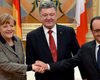 Порошенко поговорил с Меркель и Олландом о Донбассе