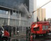 В Киеве горело здание Налоговой администрации