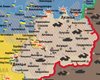 Карта военных действий в Донбассе на 23 декабря