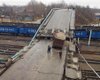 В России рухнул мост над Транссибирской магистралью