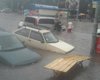 В Каменец-Подольском из-за ливня на рынке поплыли машины
