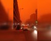 Небо стало красным: Марокко накрыла сильная песчаная буря, есть жертвы (видео)