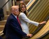 Трамп с женой застряли на эскалаторе в штаб-квартире ООН: момент попал на видео