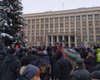 Тарифные протесты: в Ужгороде митингующие требовали представителя власти