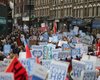 В Лондоне прошли массовые протесты против сокращений в здравоохранении