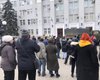 "Русский корабль, иди нах...й". В оккупированном Бердянске люди вышли на митинг (видео)