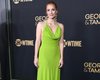 Джессика Честейн посетила премьеру сериала в ярком салатовом платье