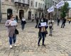 Во Львове предприниматели вышли на протест против карантина, соблюдая дистанцию