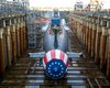 У США спустили на воду атомну субмарину USS Iowa для Військово-морських сил (фото)