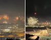 Жінка спостерігала за новорічним феєрверком, а потім побачила щось значно цікавіше