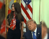 Будила Трампа "кнопкой" на животе: беременная блогерша опровергла теорию из сети