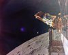 Частный посадочный модуль сделал потрясающие кадры поверхности Луны и Земли позади нее (видео)
