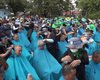 Жители Южной Кореи устроили "лысый" протест против системы ПРО