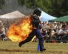 Шотландец установил новый рекорд по бегу подожженным