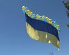 День Конституции. В оккупированный Донецк отправили огромный украинский флаг на воздушных шарах