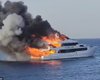 На борту были 29 человек: в Египте яхту охватил масштабный пожар (видео)