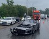 В Киеве в масштабном ДТП разбили эксклюзивный спорткар Jaguar за $175 тысяч (видео)
