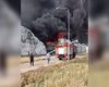 КАБы РФ разрушили одну из крупнейших птицефабрик Европы: вспыхнул масштабный пожар (видео)