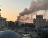 Масована атака на Київ: палає будівля Кабміну і житлові будинки, є загиблі і багато постраждалих (фото, відео)