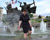Как Надя Савченко купалась в фонтане на Майдане Незалежности и общалась с соотечественниками