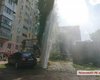 В Николаеве во дворе дома из-под земли забил громадный фонтан