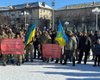 В Черкассах ветераны на митинге требовали от руководства МВД и Нацпола объективного расследования гибели Сергея Русинова