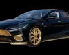 Золота Tesla. У Росії покрили справжнім золотом електрокар Model S (відео)