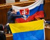 В парламенте Словакии депутат осквернил флаг Украины (видео)