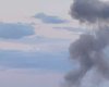 Россия ударила по Киеву в середине дня: горит бизнес-центр в Голосеевском районе (обновление)