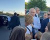 Счастливые дети, радующиеся у закрытой АЗС: в Новосибирске устроили странную встречу Путину (видео)