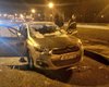 Колонна "Беркута" разбила автомобиль Евромайдана