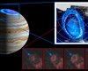Космический аппарат "Юнона" обнаружил новые странные полярные сияния на Юпитере