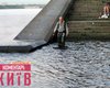 В Киеве на Набережном шоссе вода затопила переходы