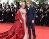 Ума Турман появилась на красной дорожке кинофестиваля в Каннах с сыном Левоном