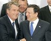Ющенко встретился в Праге с Милибендом и Баррозу