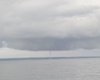 Над Кременчугским морем заметили водяной смерч: уникальное явление сняли на Полтавщине