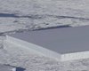 NASA показало идеально прямоугольный айсберг