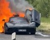 Их выпустили всего 275: дотла сгорел уникальный суперкар Mercedes за $2,7 миллиона (видео)