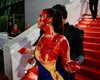 Украинка облила себя "кровью" на красной дорожке Каннского кинофестиваля-2023 (видео)