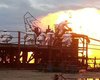 В России загорелась газовая скважина