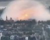 Росіяни скинули тритонну бомбу на Оріхів: вогняний купол над містом (відео)