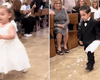 Діти несли молодятам обручки і квіти на весіллі, але щось пішло не так (фото)