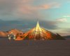 Царство чистого света. Организаторы Burning Man показали, как будет выглядеть их "храм" в этом году