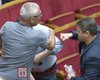 Драка в Раде: "слугу народа" ударили кулаком в лицо перед камерами (фото)