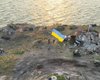 Над островом Змеиный подняли украинский флаг (фото, видео)