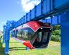 Китай запустил первый в мире "небесный" поезд — парит в воздухе на магнитах (видео)